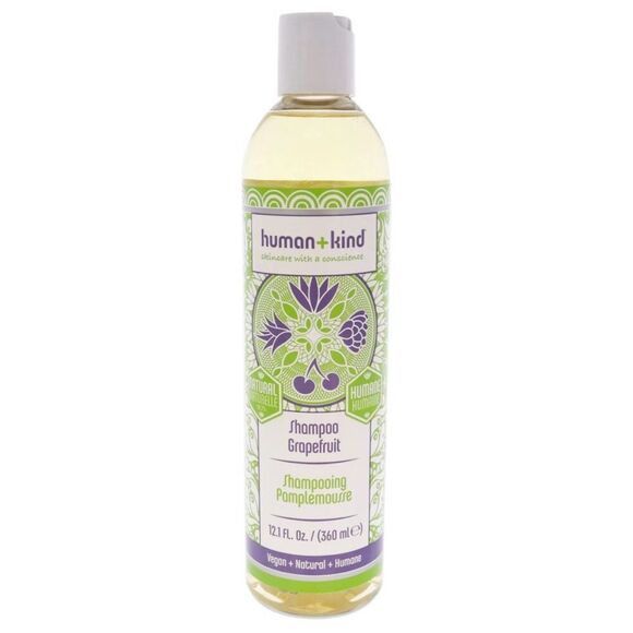 HUMAN + KIND - NWT Grapefruit Shampoo & Conditioner Duo/12.1 oz Each/Vegan - Picture 4 of 15